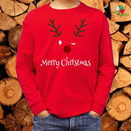 Детска коледна блуза-  Merry Christmas