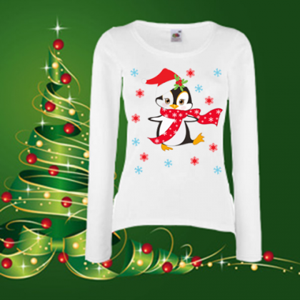 Дамска коледна блуза