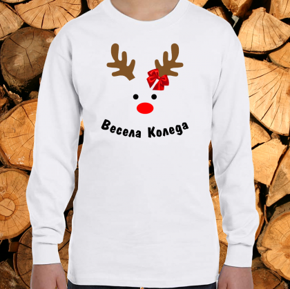 Детска  блуза-Весела Коледа 