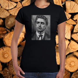 Дамска черна тениска -  Васил Левски