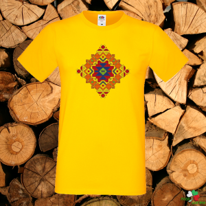 Мъжка жълта тениска - Канатица