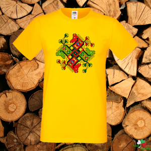 Мъжка жълта тениска - Кончета