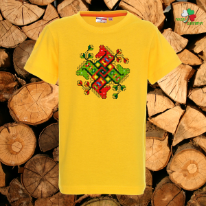 Детска жълта тениска- Кончета