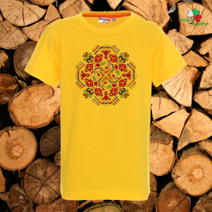 Детска жълта тениска- Слънце