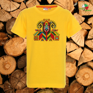 Детска жълта тениска - Кукер