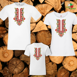 Семеен комплект тениски с народни мотиви