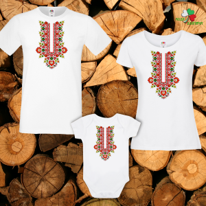 Семеен комплект тениски с народни мотиви