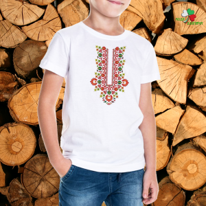 Детска тениска с фолклорни мотиви