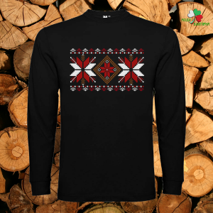 Мъжка  блуза с мотиви на шевици