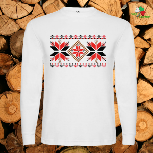 Мъжка  блуза  с мотиви на шевици