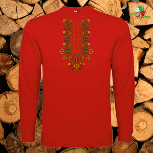 Мъжка  блуза с мотиви на шевици