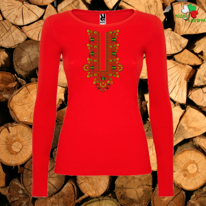 Дамска блуза  с народни мотиви