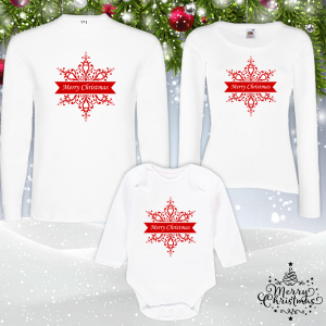 Коледен комплект- Снежинка