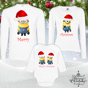 Коледен комплект-  Миньони