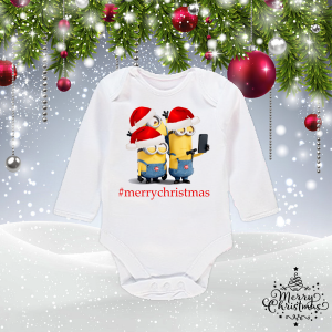 Бебешко боди-  Merry Christmas