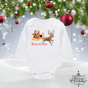Бебешко боди- Весела Коледа