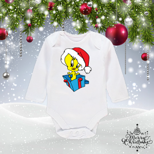 Весело коледно бебешко боди