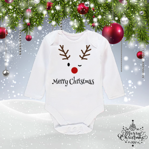 Бебешко боди- Merry Christmas