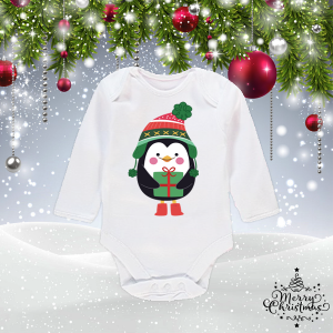 Бебешко боди- Пингвин