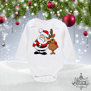 Бебешко боди- Весела Коледа