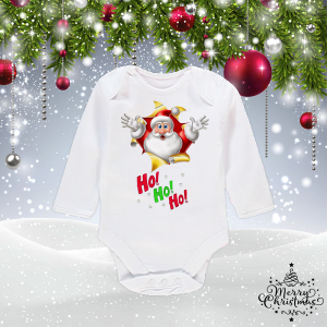 Бебешко боди- Хо Хо Хо