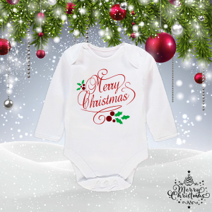Бебешко боди - Merry Christmas