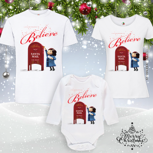 Забавен коледен комплект- Believe