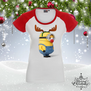 Забавна коледна тениска-Миньон
