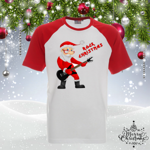 Забавна коледна тениска- Рок Коледа