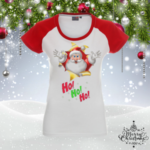Забавна коледна тениска- Хо Хо Хо