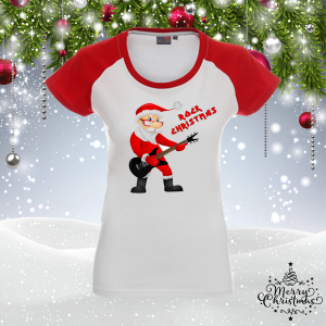 Забавна коледна тениска- Рок Коледа