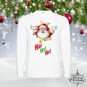 Мъжка коледна блуза- Ho Ho Ho