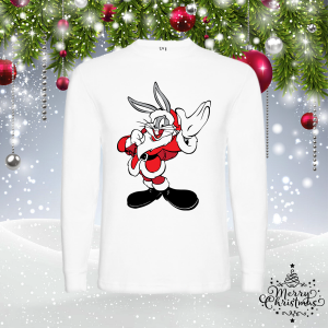 Мъжка коледна блуза- Бъгс Бъни