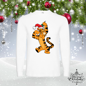 Мъжка коледна блуза- Тигър