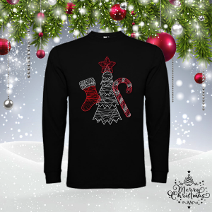 Мъжка коледна блуза