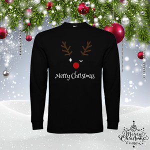 Мъжка коледна блуза-Merry Christmas