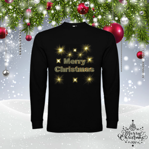 Мъжка коледна блуза-Merry Christmas