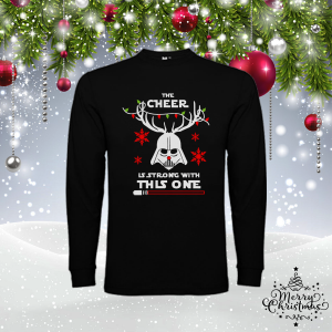 Мъжка коледна блуза- The Cheer