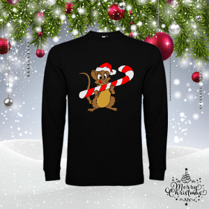 Мъжка коледна блуза- Мишле