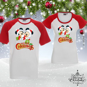 Комплект коледни тениски- Merry Christmas
