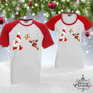 Комплект коледни тениски