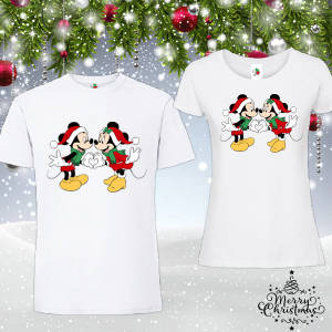 Забавен коледен комплект- Мики и Мини