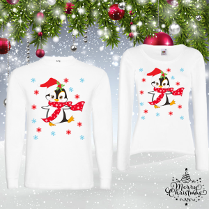 Комплект коледни блузи