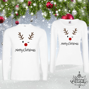 Комплект коледни блузи- Merry Christmas