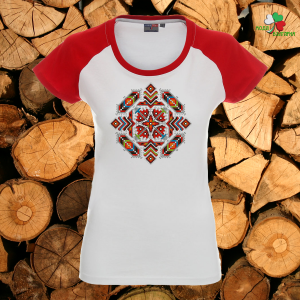 Дамска  тениска с народни мотиви