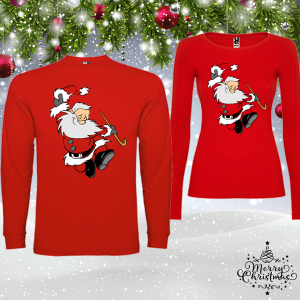 Комплект коледни блузи- Дядо Коледа