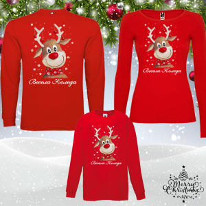 Забавен коледен комплект- Еленче