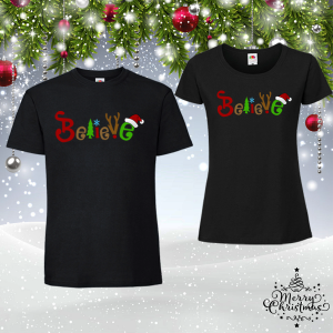 Забавен коледен комплект- Believe