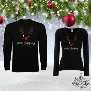 Комплект коледни блузи- Merry Christmas
