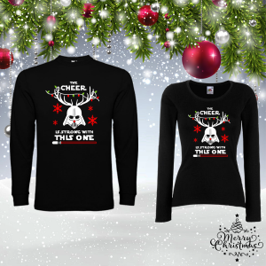 Комплект коледни блузи